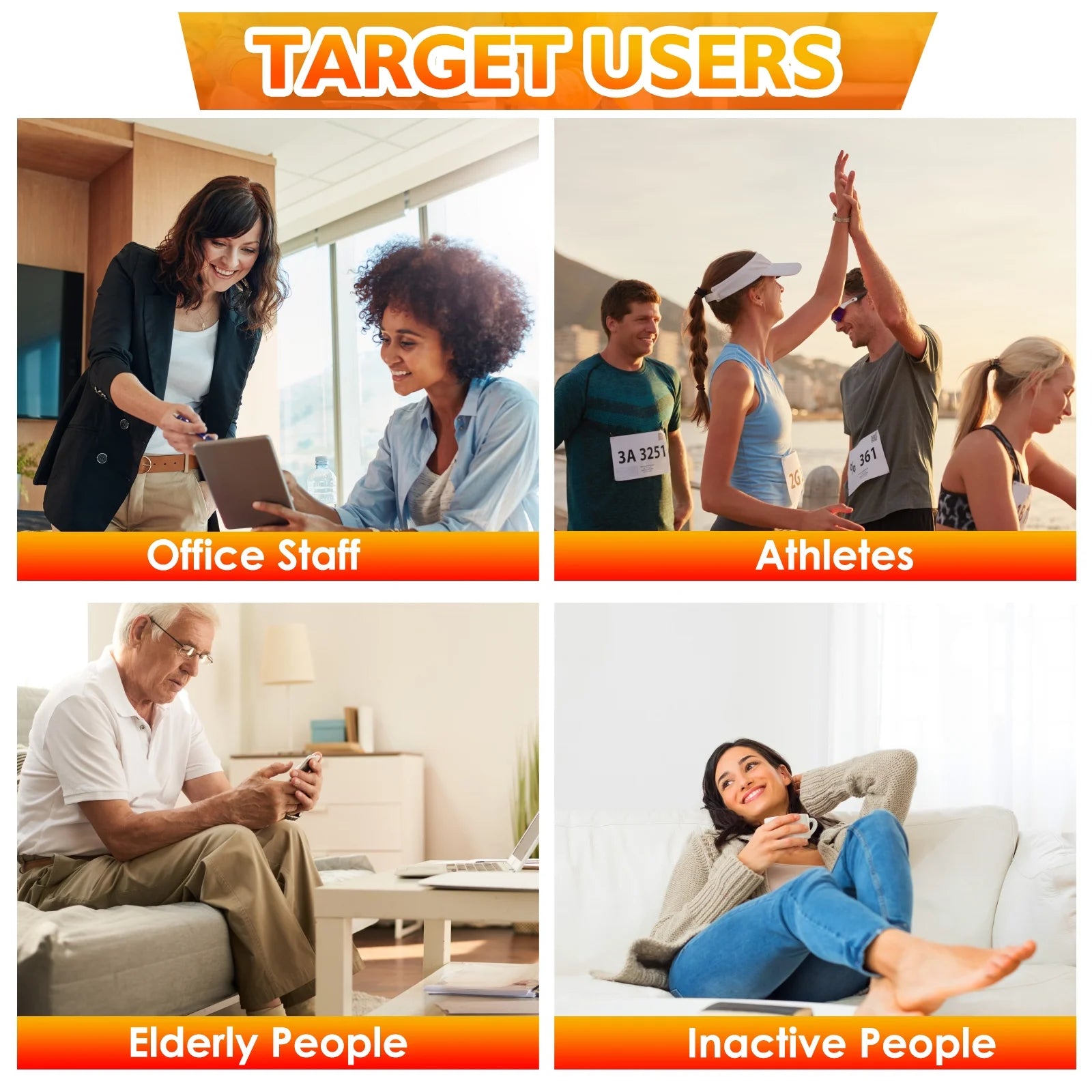 Heating Knee Massager, 2PCS Knee Shoulder Elbow 3-In-1 Heating Vibration Massager, Portable Wireless Hot Compress Massager, Relieve Pressure, Suitable for Office, Study, Home Ideal Gift