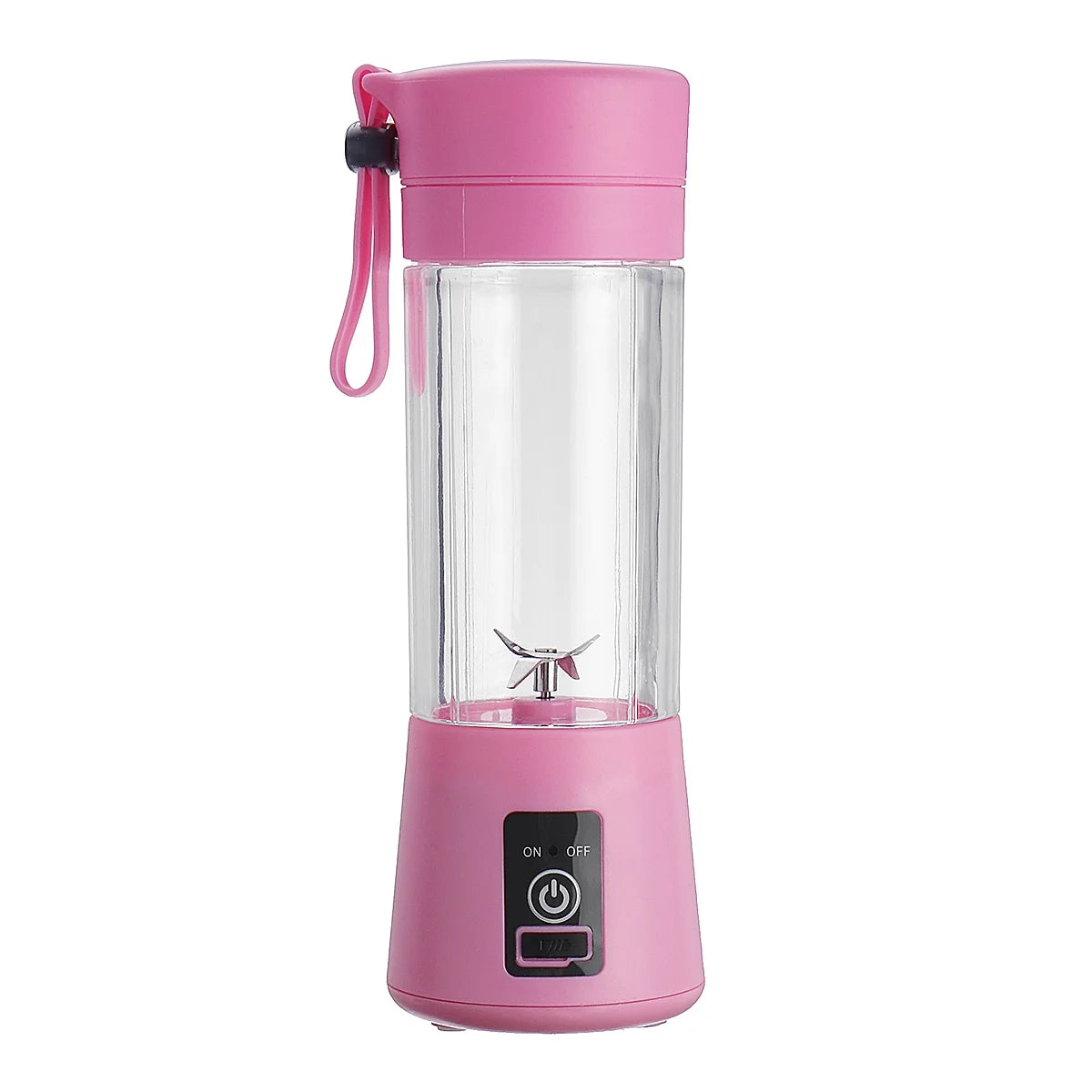 Portable Blender USB Rechargeable Personal Juicer Cup Small Fruit Juice Mixer for Shakes and Smoothies