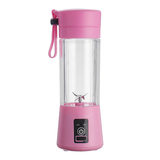 Portable Blender USB Rechargeable Personal Juicer Cup Small Fruit Juice Mixer for Shakes and Smoothies