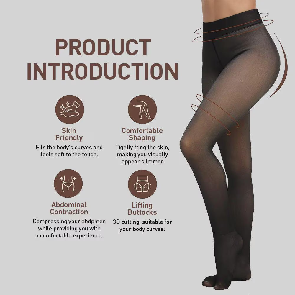 Compression Band Fleece Lined Leggings