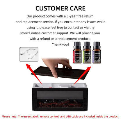 7 Colors Mini Flame Aromatherapy Machine - Essential Oil Diffuser, Air Humidifier, Aroma Diffuser, Air Purifier with Fireplace Design for Home Use, Bedroom, Office Fireplace Humidifier Christmas Gift Waterless Auto-Off Air Humidifier Fire Diffuser